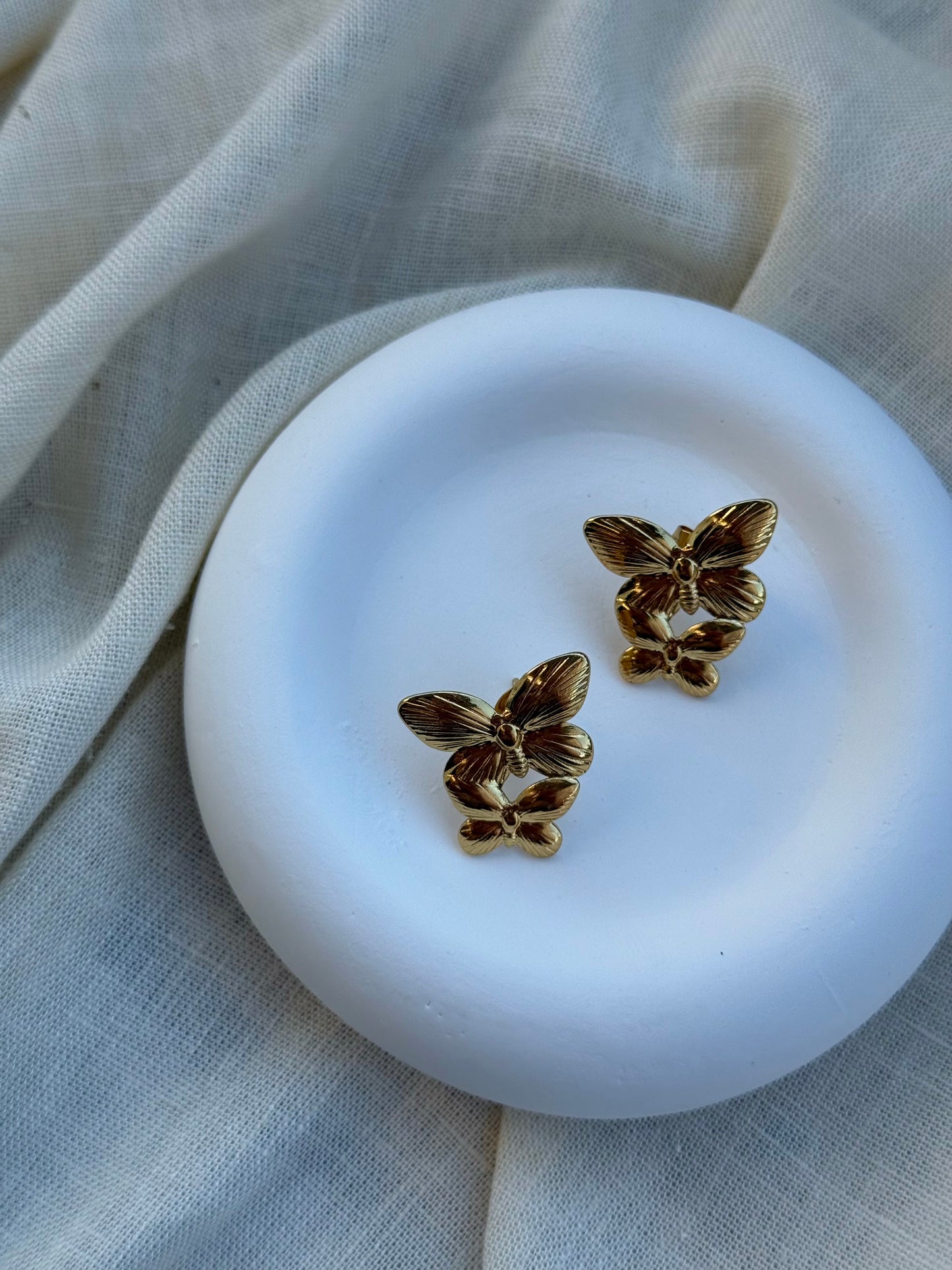 Butterfly Charm Ohrringe