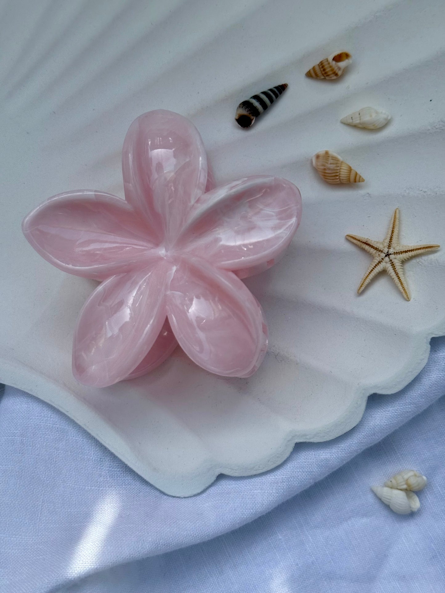 Plumeria Summer Clips - groß
