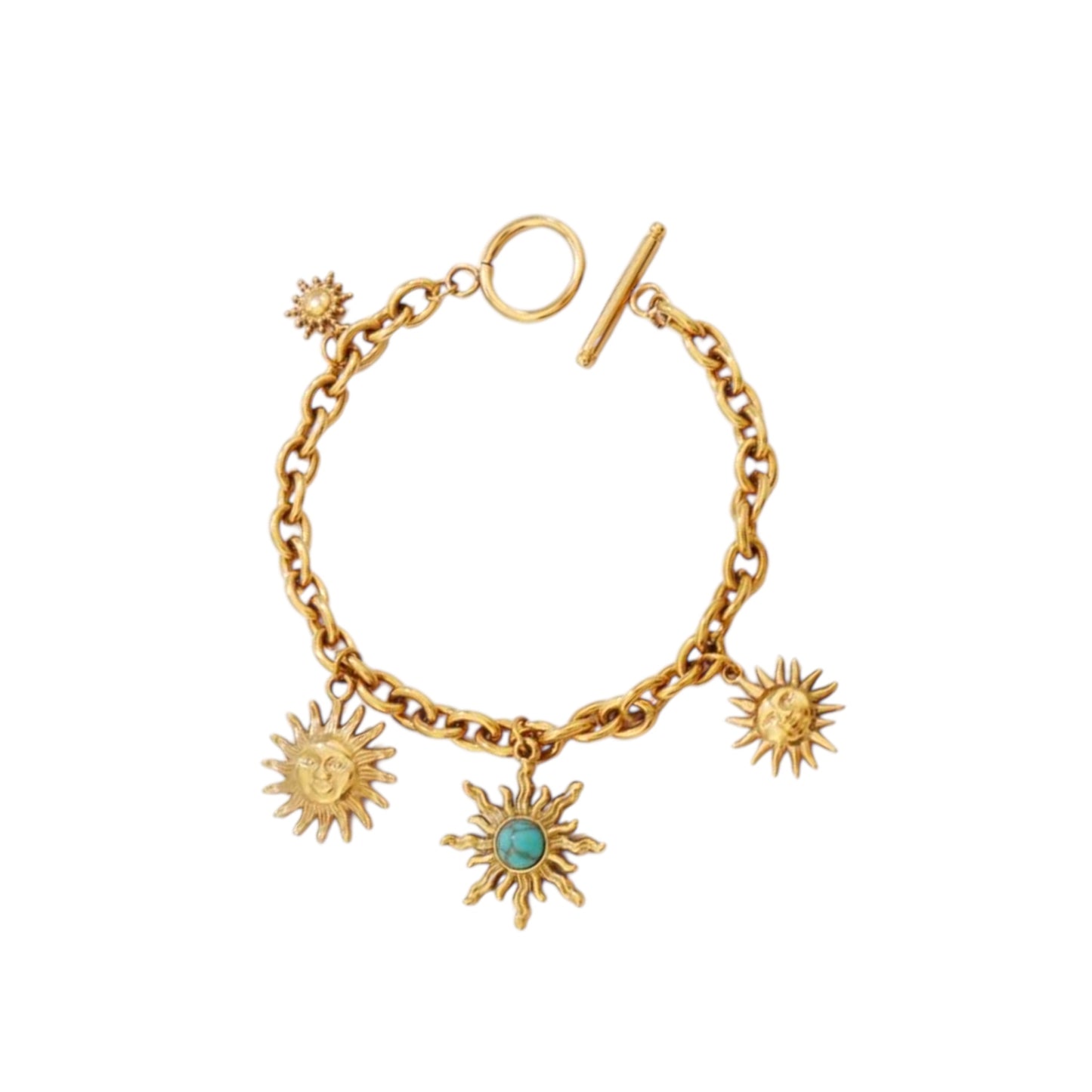 Sunny Charm Armband | Stainless Steel