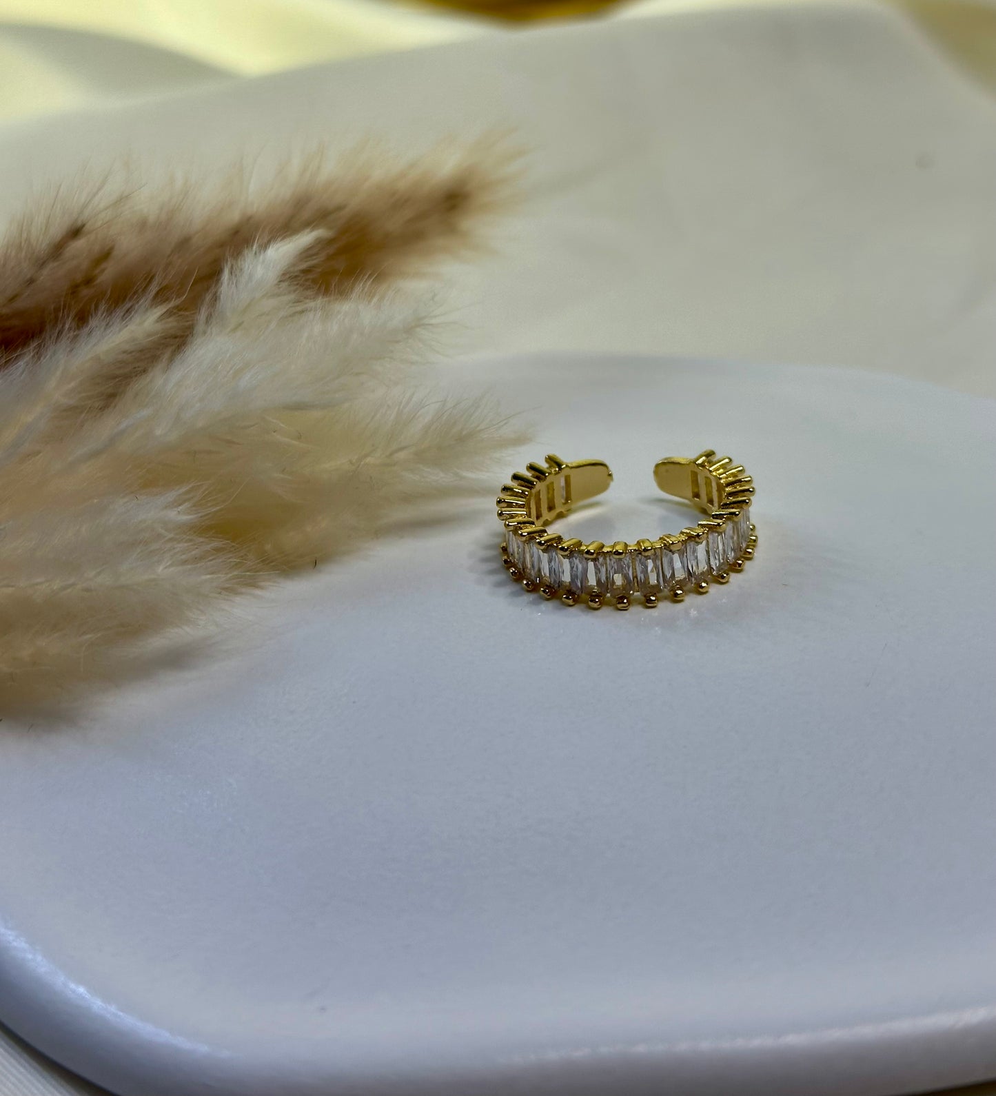 Crystal Diamond Ring