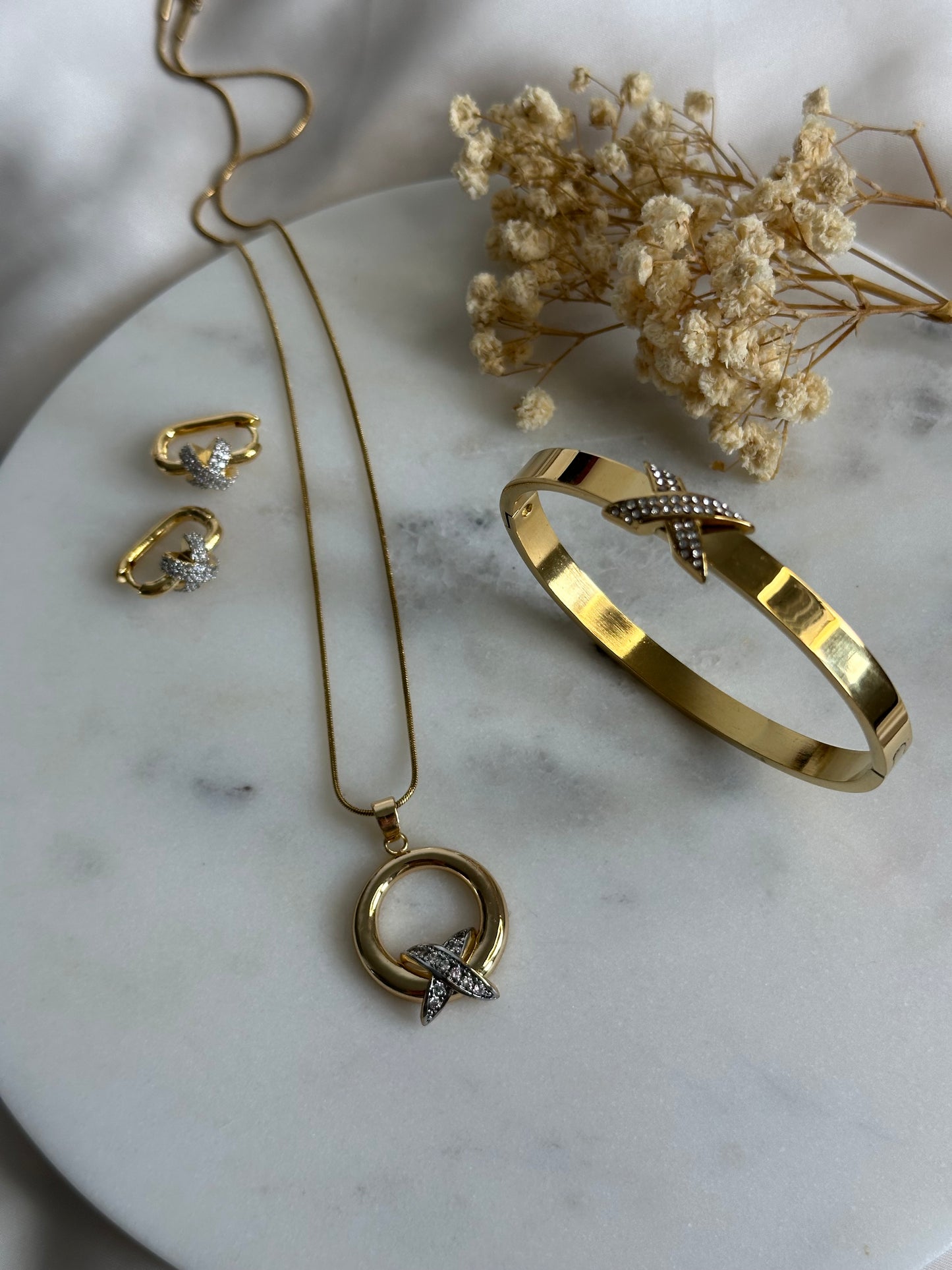 Golden X Set | 18K vergoldet