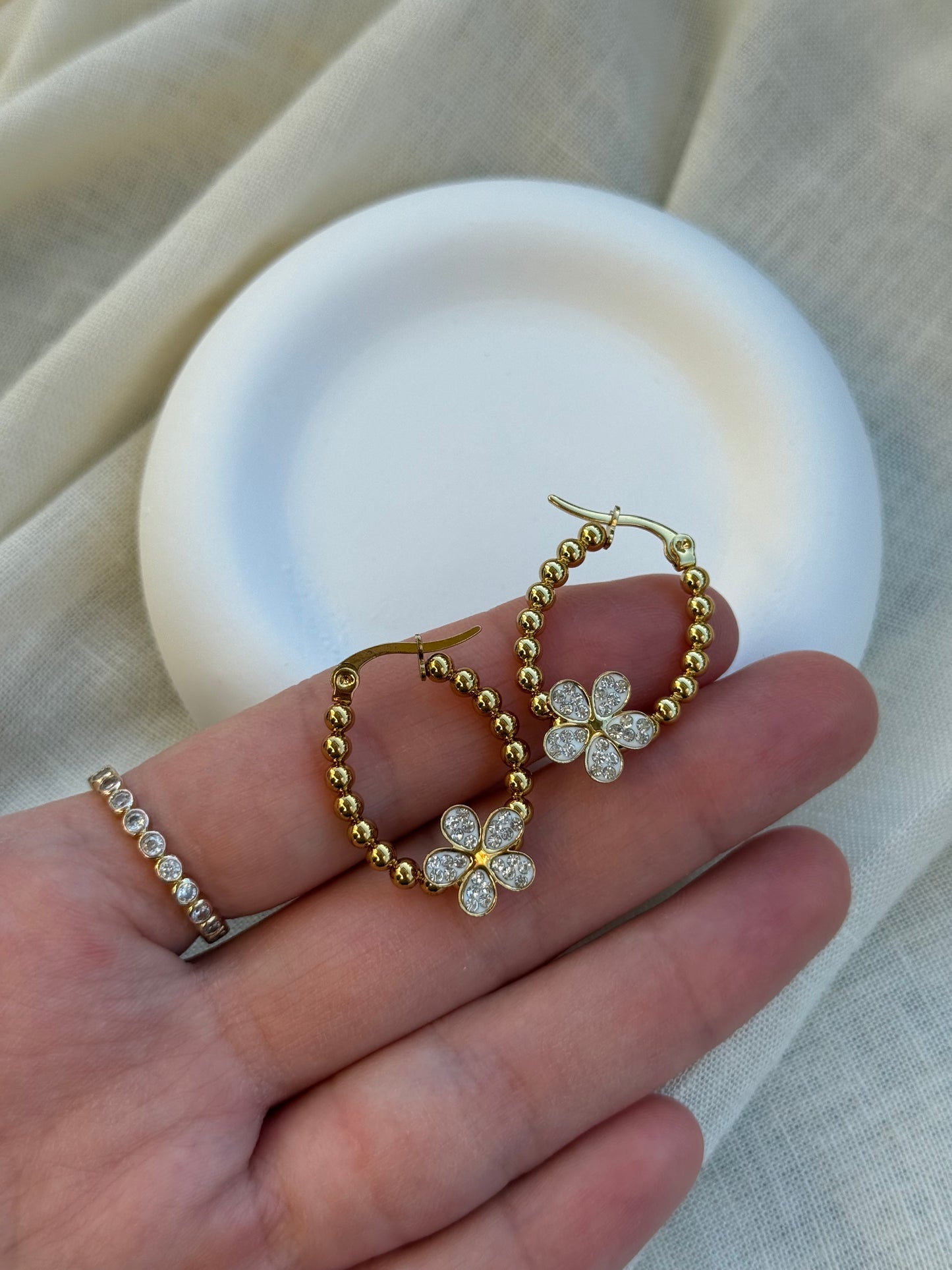 Blossom Shine Hoops