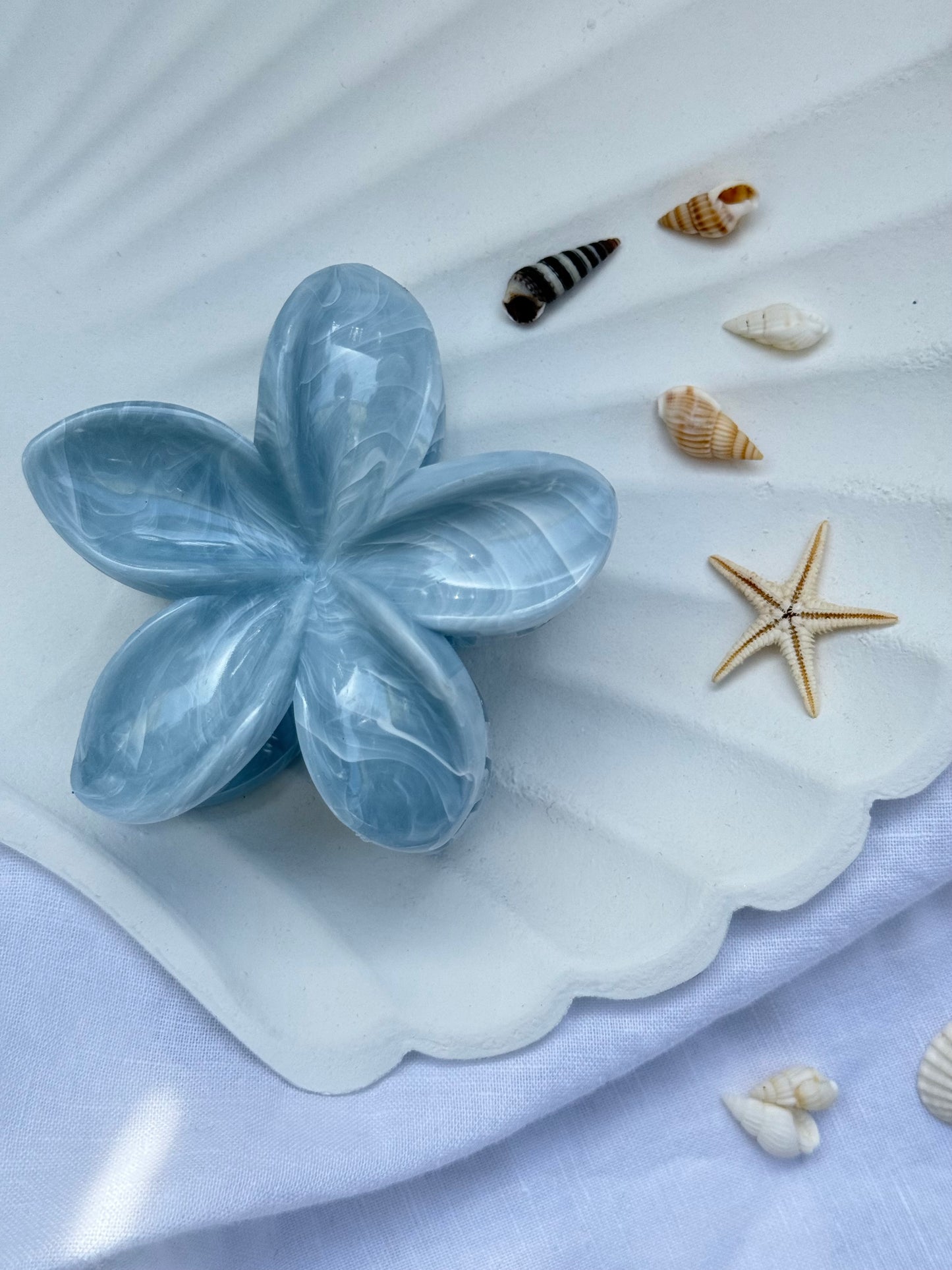 Plumeria Summer Clips - groß