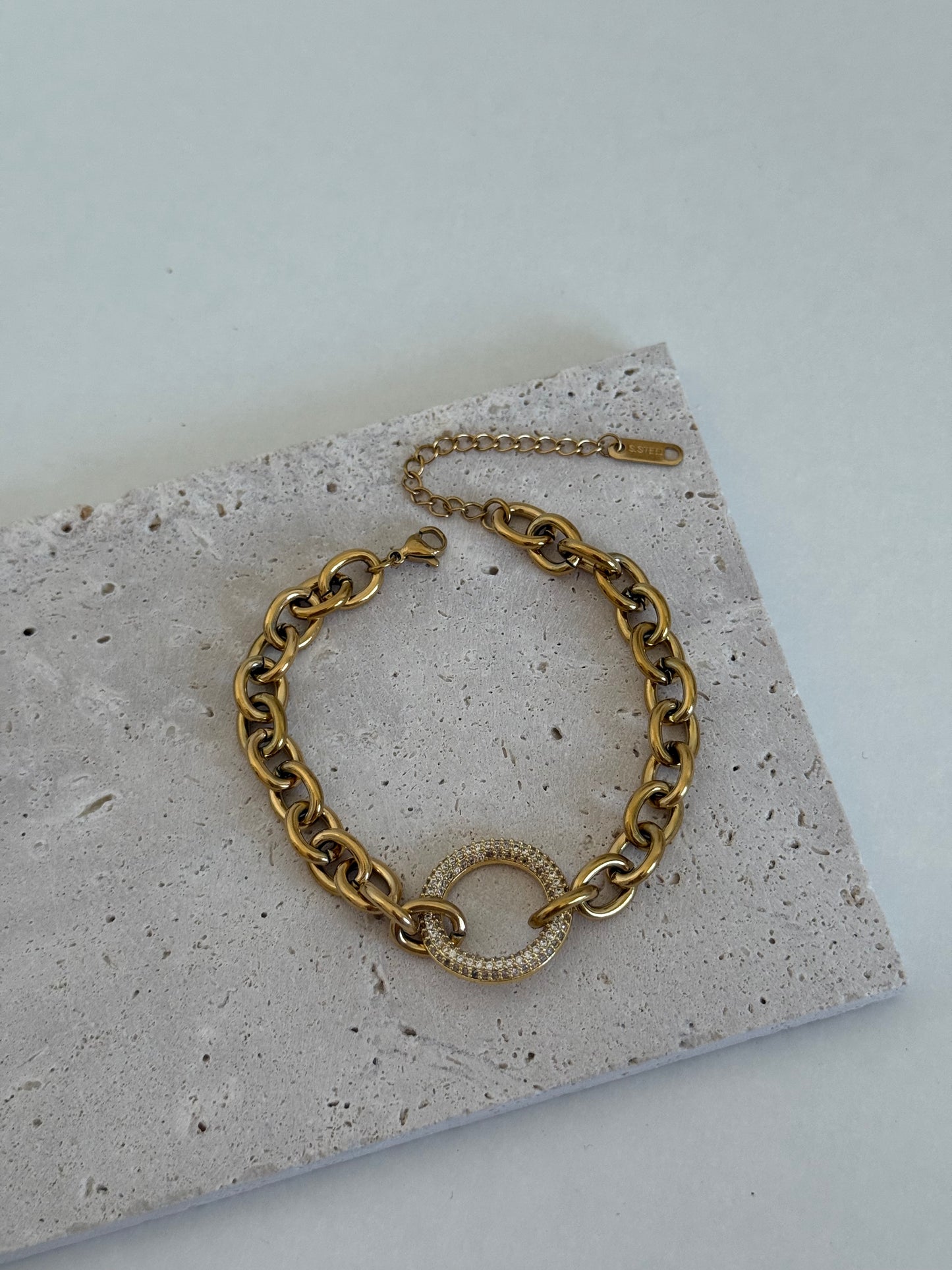 Circle Armband - gold