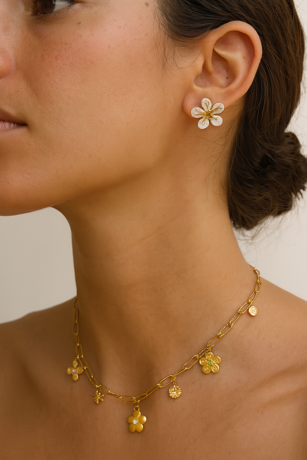 Petal Glow Halskette | Stainless Steel