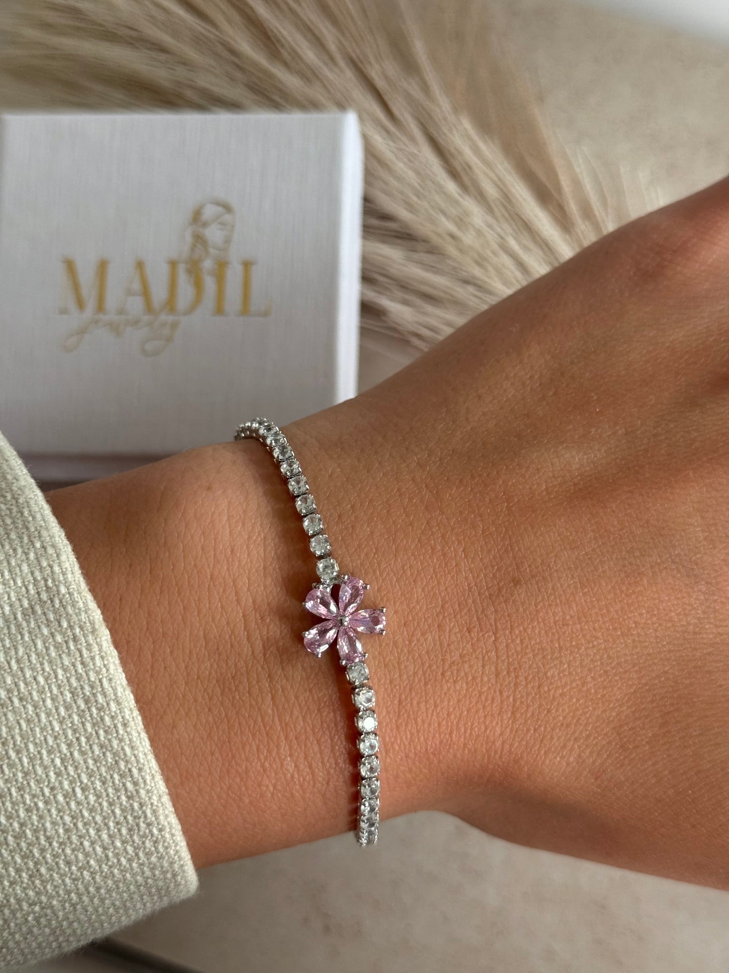 Pink Blossom Armband