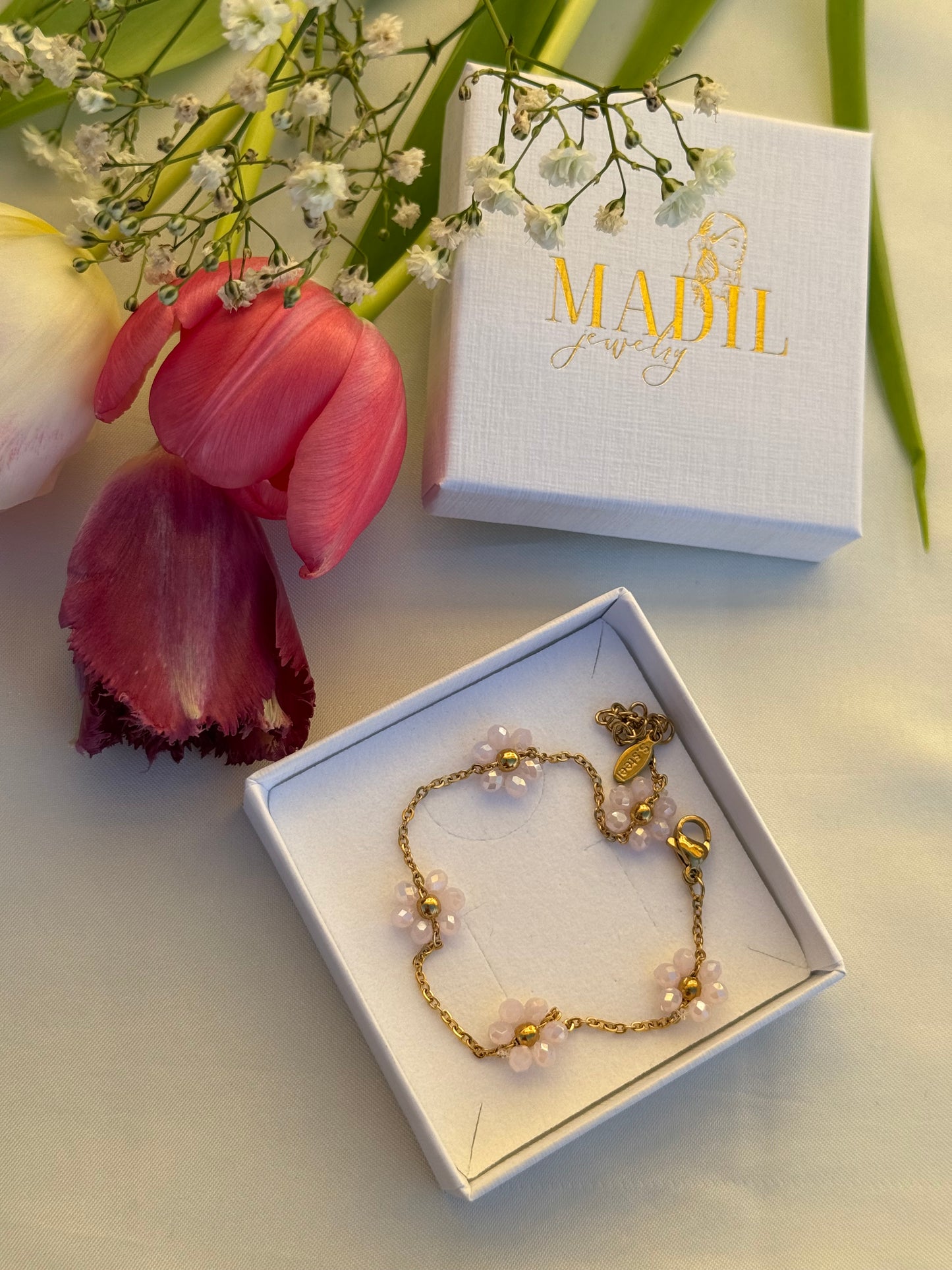 Bloom Armband - Rosa