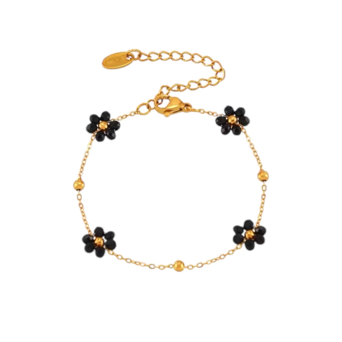Bloom Armband - Schwarz