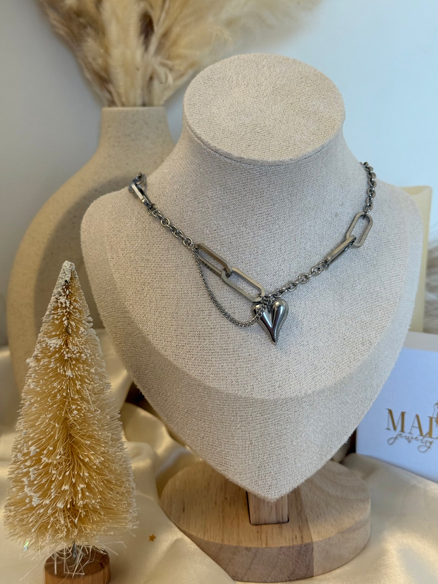 Heart Chain Halskette