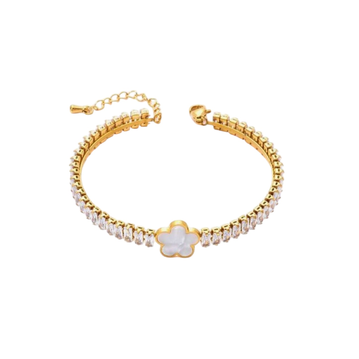 Diamond Bloom Armreif