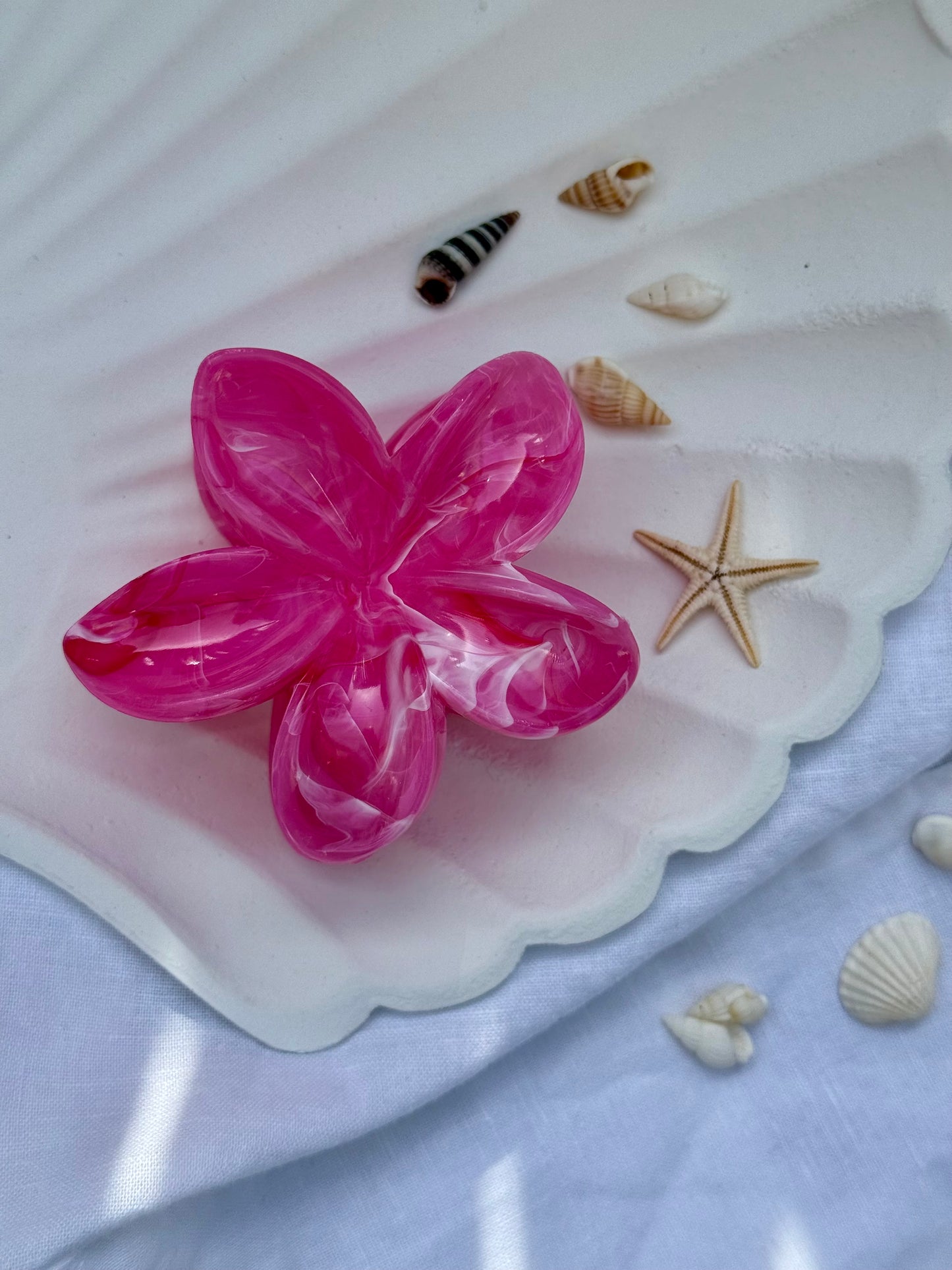 Plumeria Summer Clips - groß