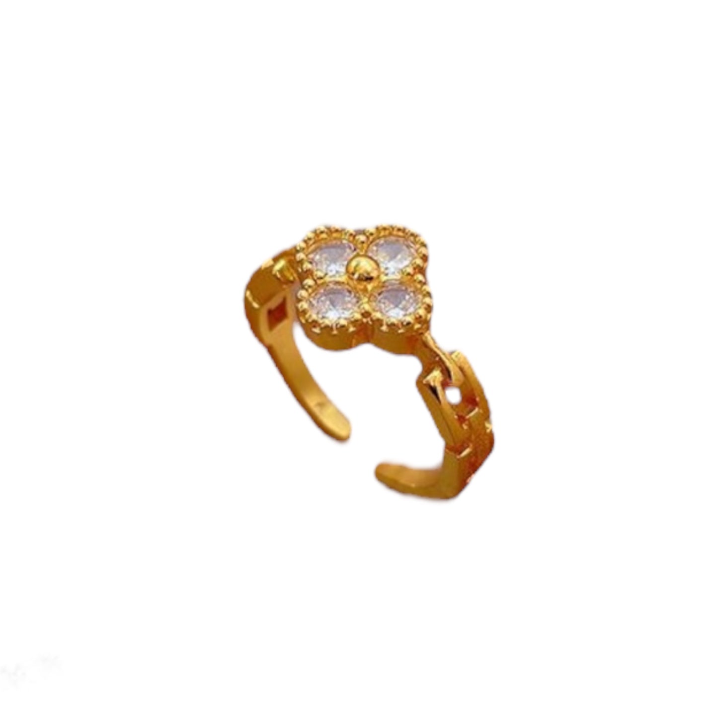 Blooming Charm Ring | 18K vergoldet