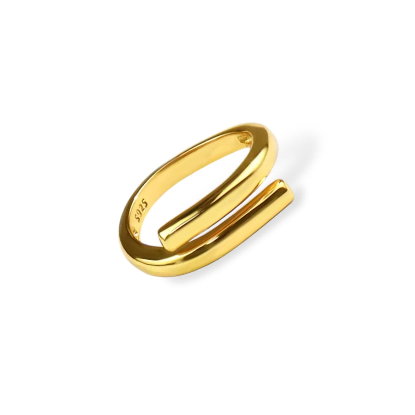 Bold Twist Ring - 925 Sterling Silber