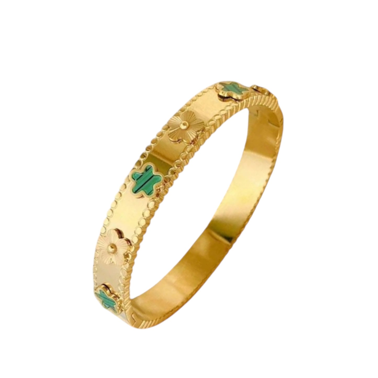 Flower Bangle | 18K vergoldet
