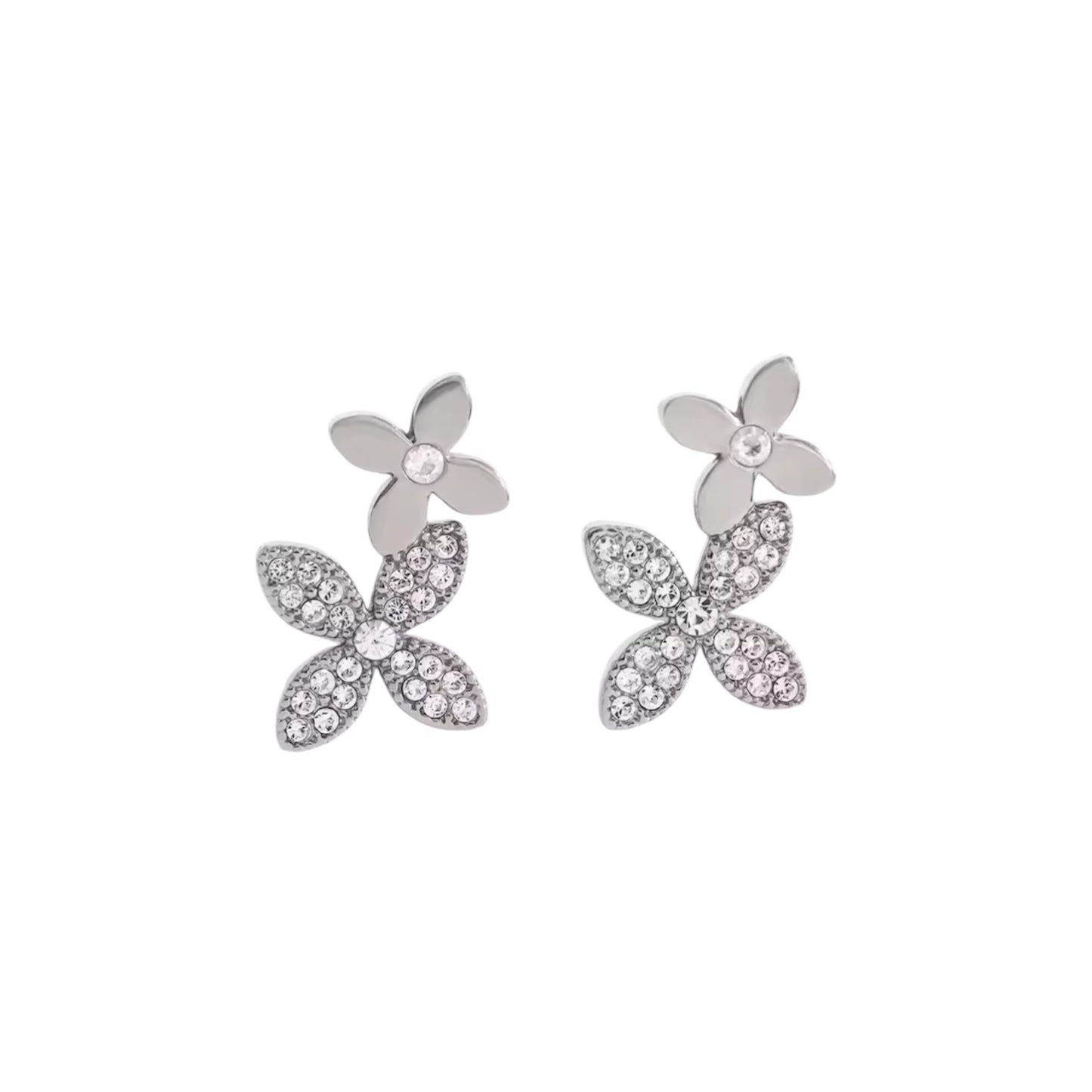 Silver Bloom Ohrringe