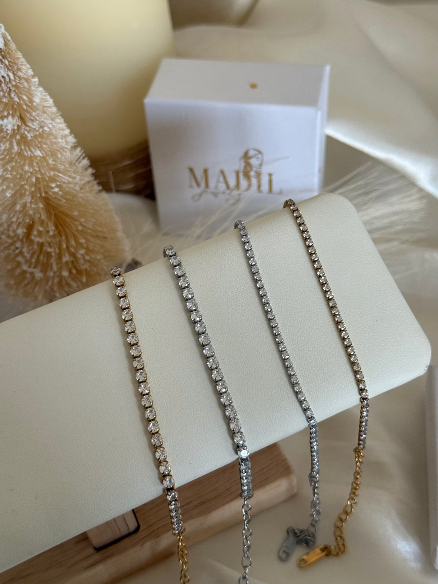 Tennisarmband | 18K vergoldet