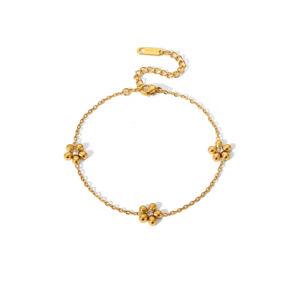 Golden Flower Armband