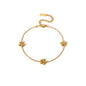 Golden Flower Armband