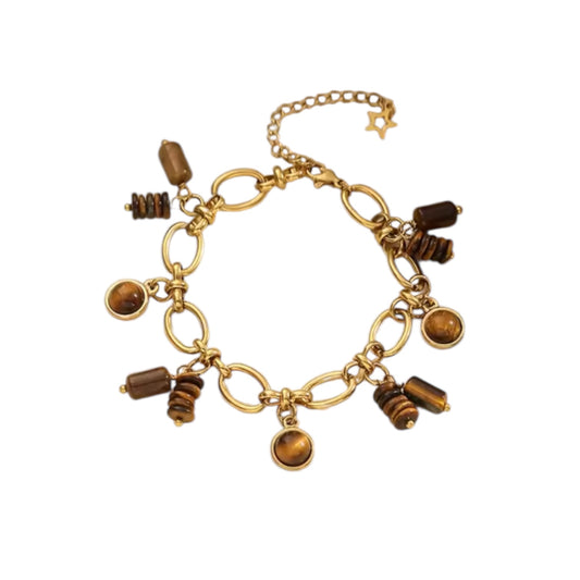 Golden Terra Charm Armband