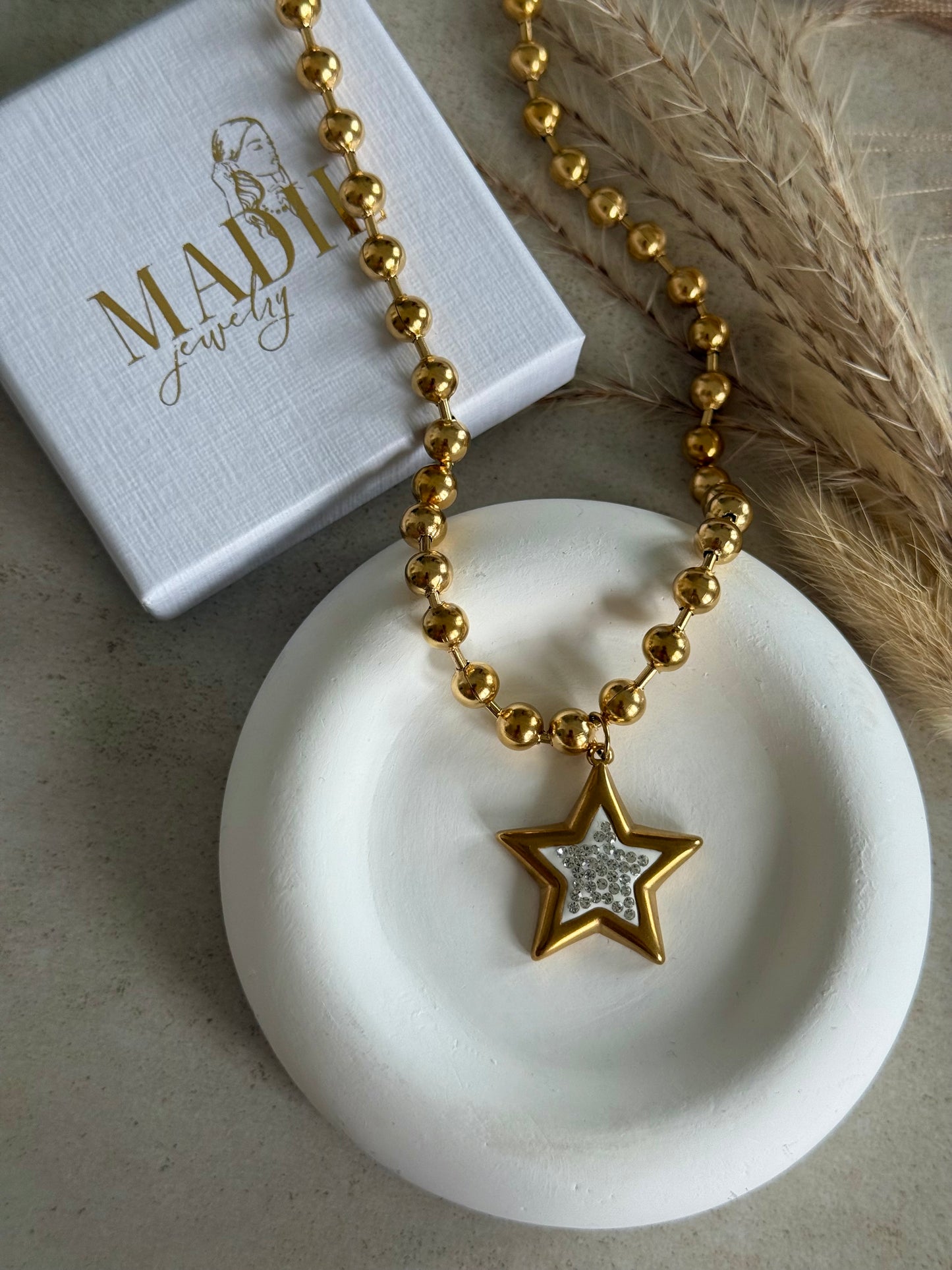 Crystal Star Halskette