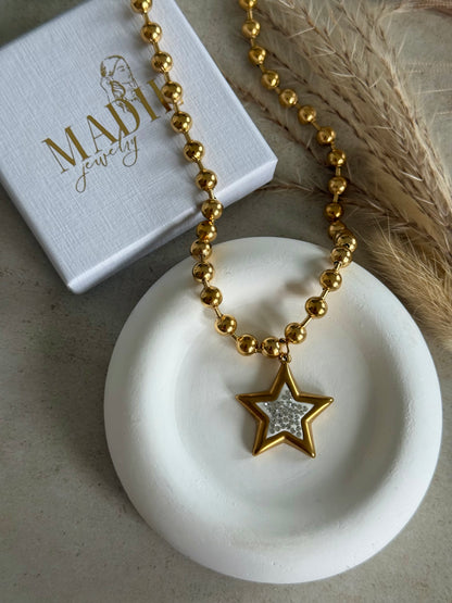 Crystal Star Halskette