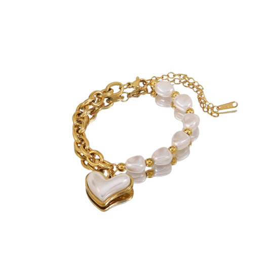 Elli Heart Armband | 18K vergoldet