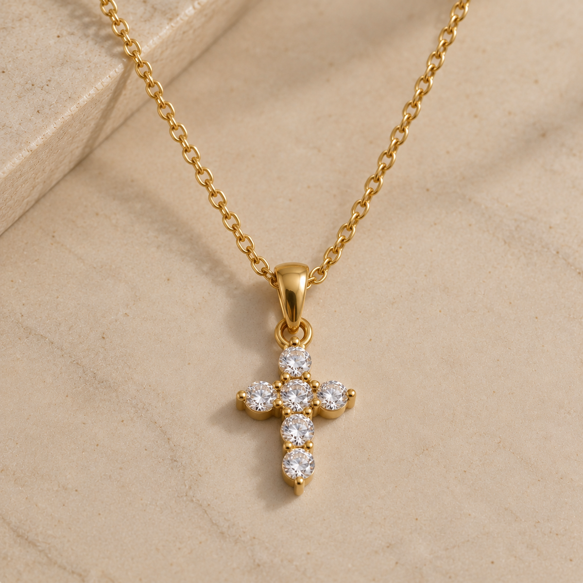 Heavenly Cross Halskette