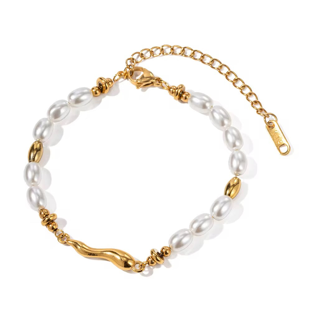 Pearl Wave Armband