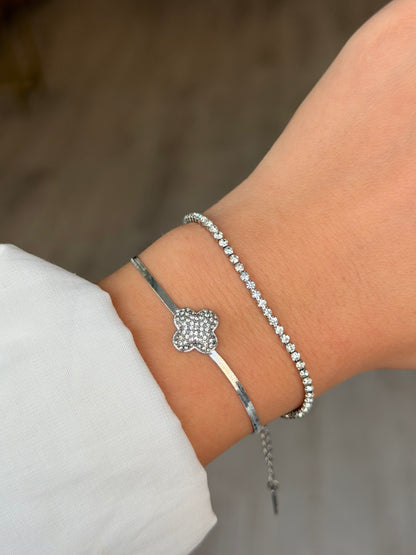 Clover Sparkle Armband