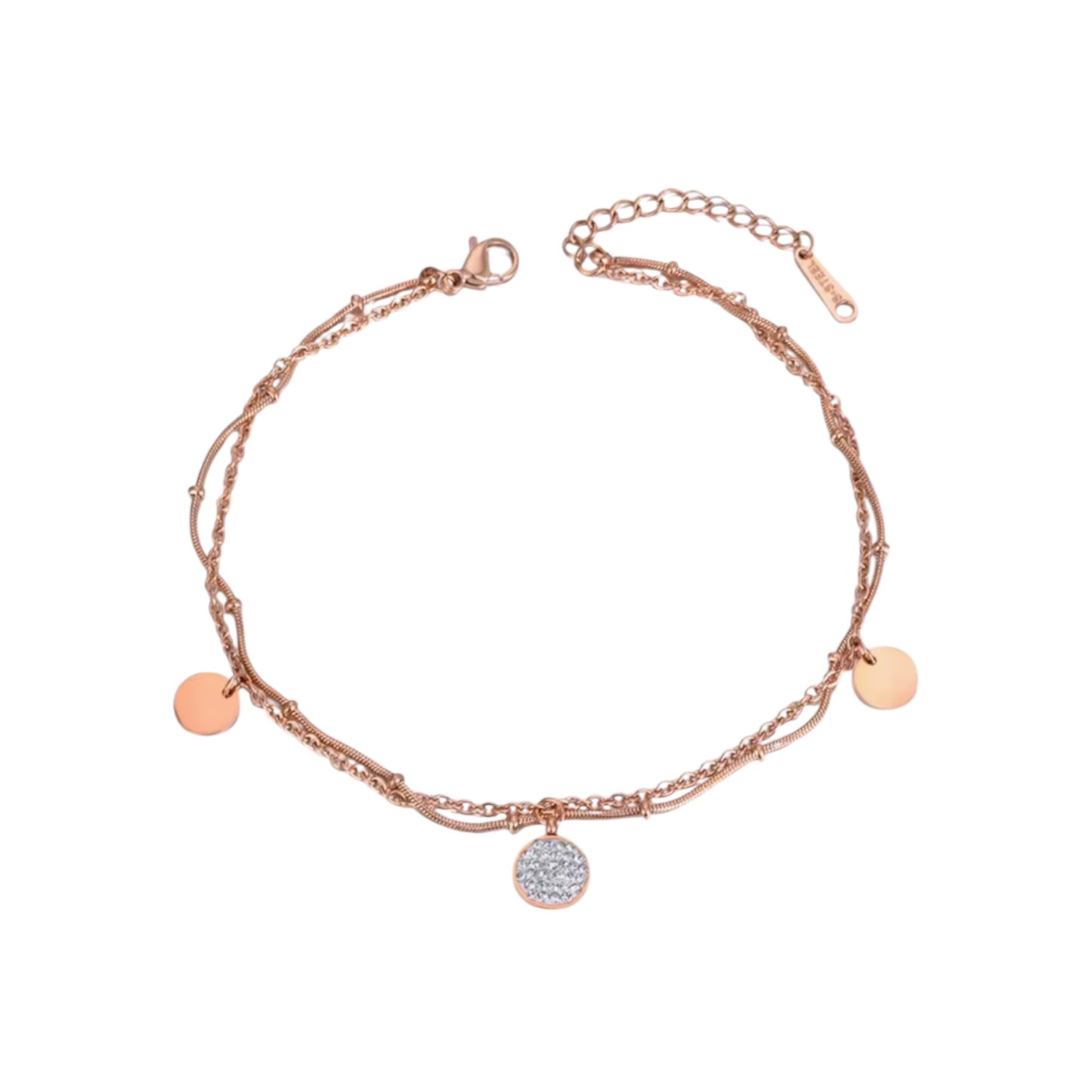 Rose Coin Armband