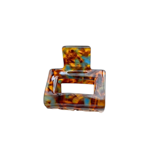 Elegant Square Clip | Amber Sky