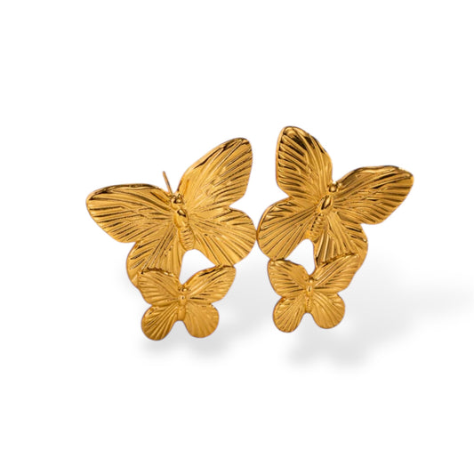 Butterfly Charm Ohrringe
