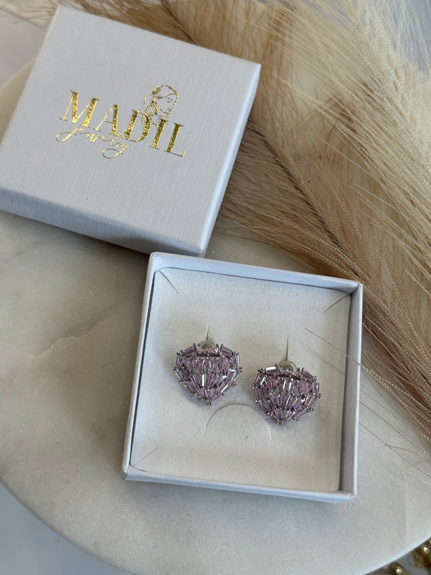 Sparkling Zirkonia Hearts