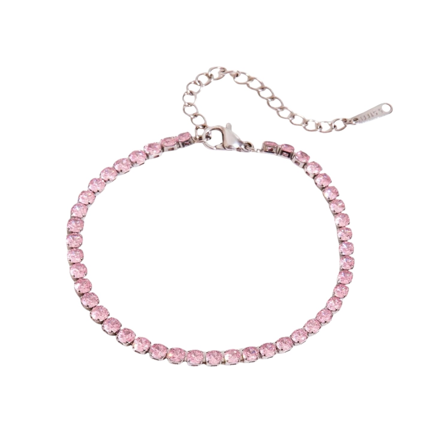 Pink Elegance Tennisarmband