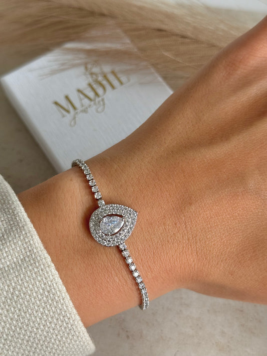 Crystal Tear Armband