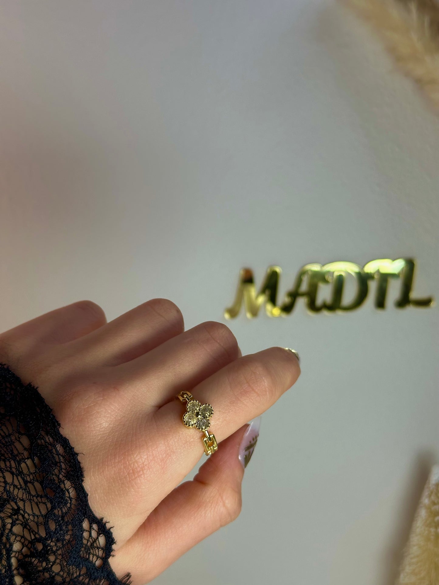 Blooming Charm Ring | 18K vergoldet