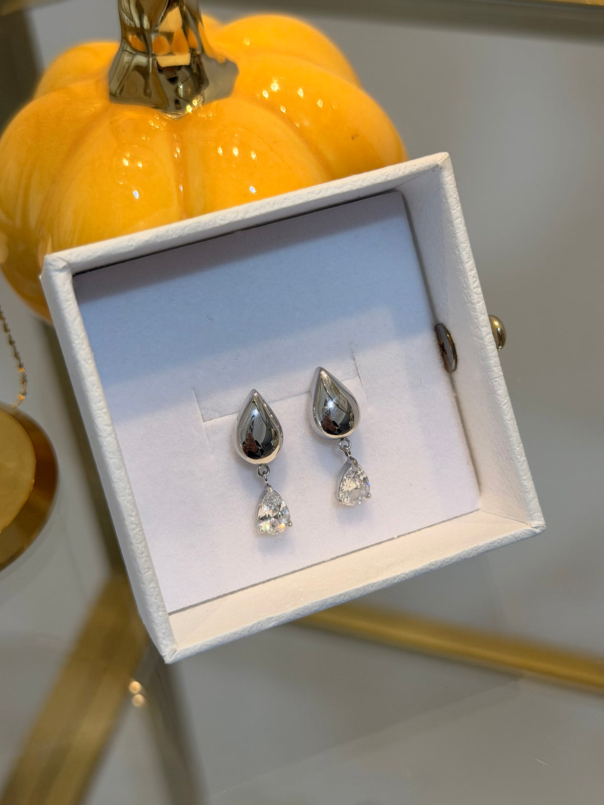 Crystal Drop Ohrringe