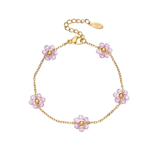 Bloom Armband - Rosa