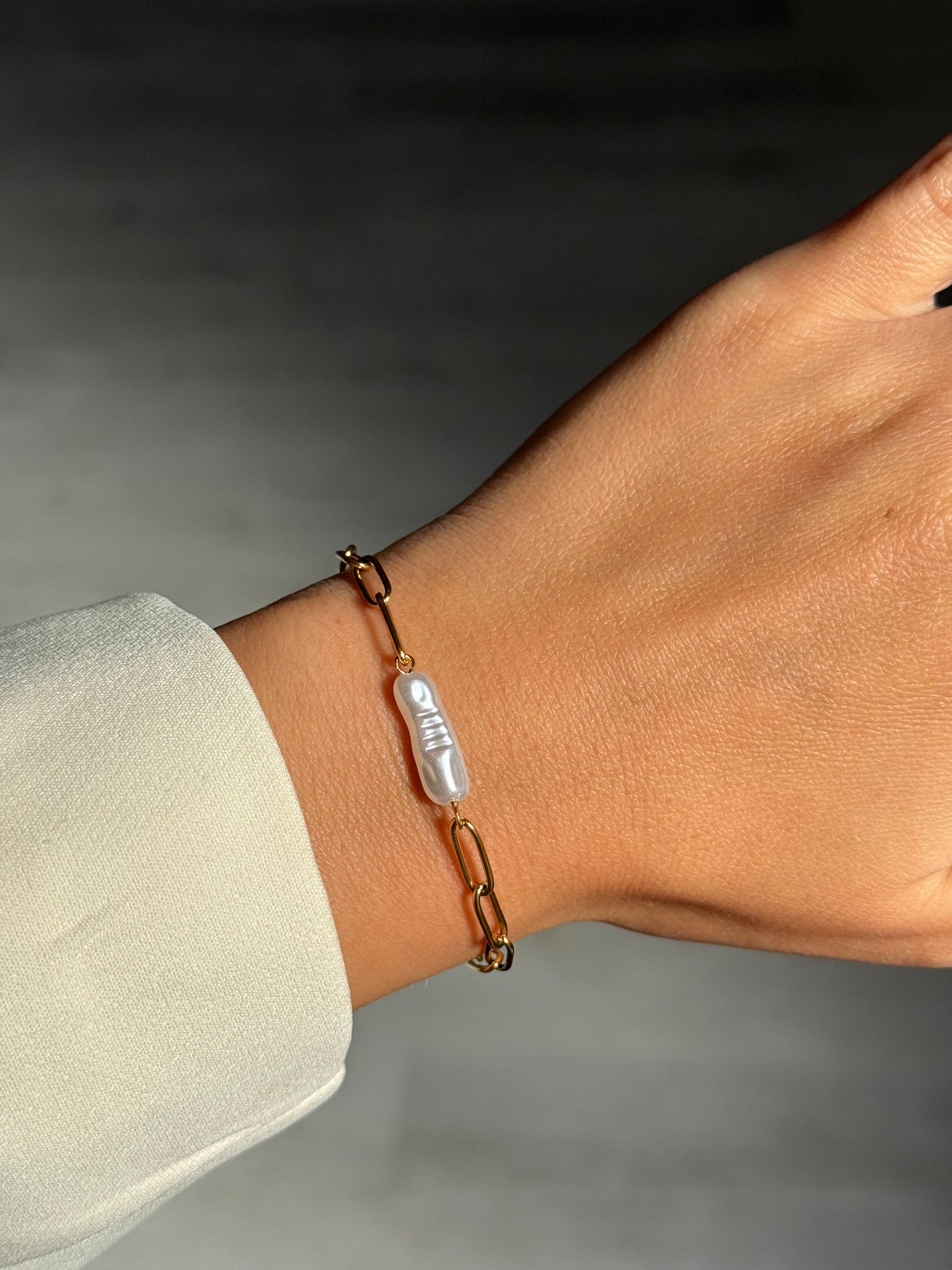 Golden Link Armband