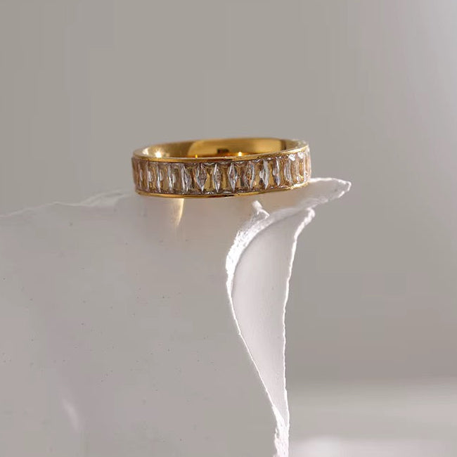 Ring „Cube Stone“