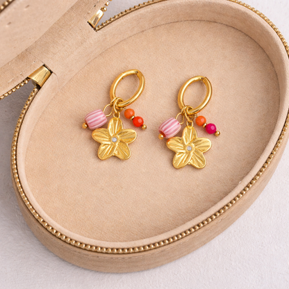 Candy Bloom Hoops