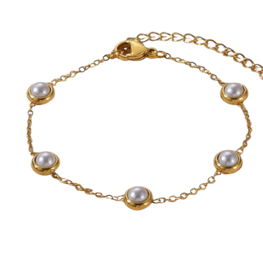 Pearl Dream Armband | 18K vergoldet