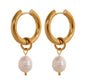 Pearl Drop Big Ohrring