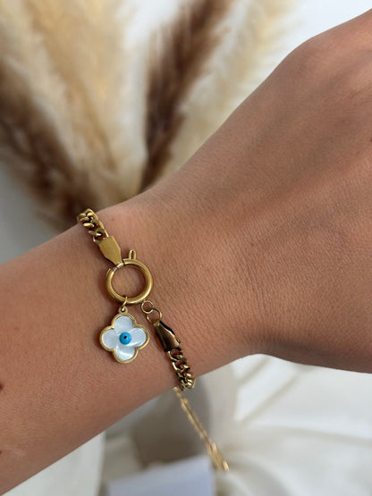 Blue Blossom Armband