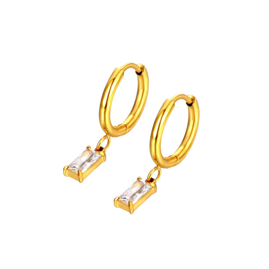 Gem Hoops | 18K vergoldet
