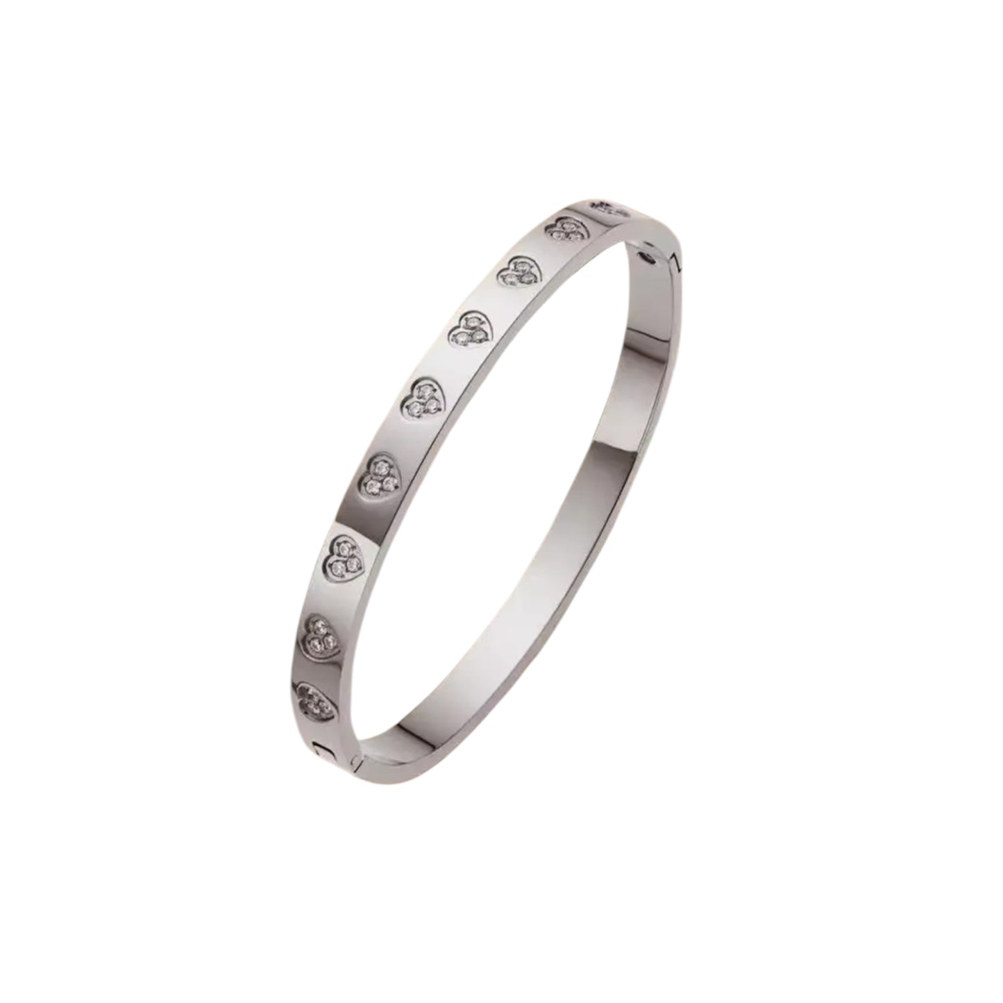 Heartline Armreif | 18K vergoldet