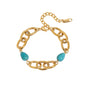 Blue Bond Pearl Armband