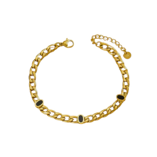 Nightfall Glow Armband | Stainless Steel