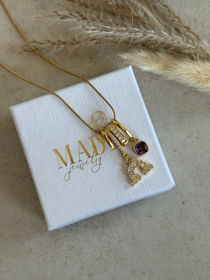 Purple Rainbow Halskette