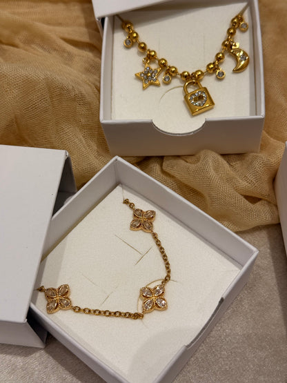 Flower Chain Armband